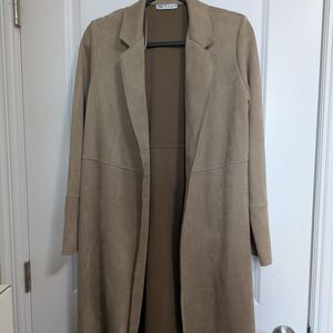 Tan Longline Women's Coat